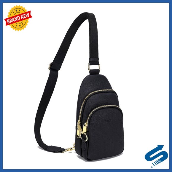 VB103 - RFID Blocking Crossbody Sling Bag with Extra Coin  Leather Crossbody Sling Bag with RFID Blocking Anti-Theft Design